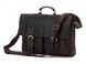 Мужской кожаный черный портфель Tiding Bag 7105 2