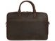Кожаная мужская сумка для ноутбука Royal Bag RB026A черный 2