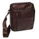 Сумка через плечо мужская кожаная Borsa Leather K18450-brown 1